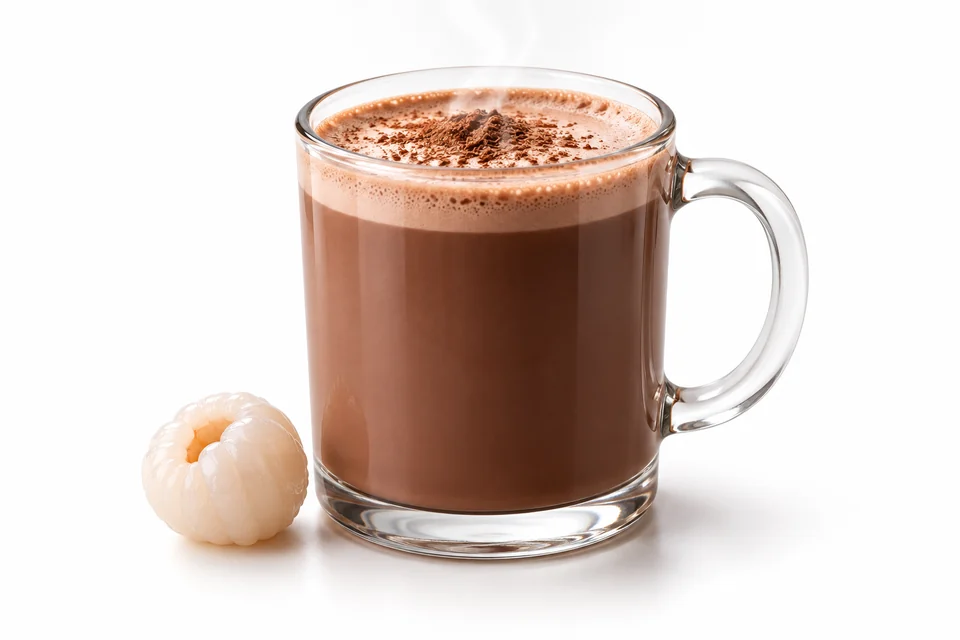 LYCHEE HOT CHOCOLATE