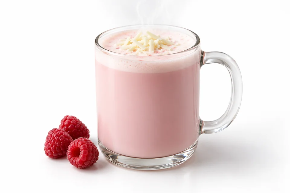 RASPBERRY WHITE HOT CHOCOLATE