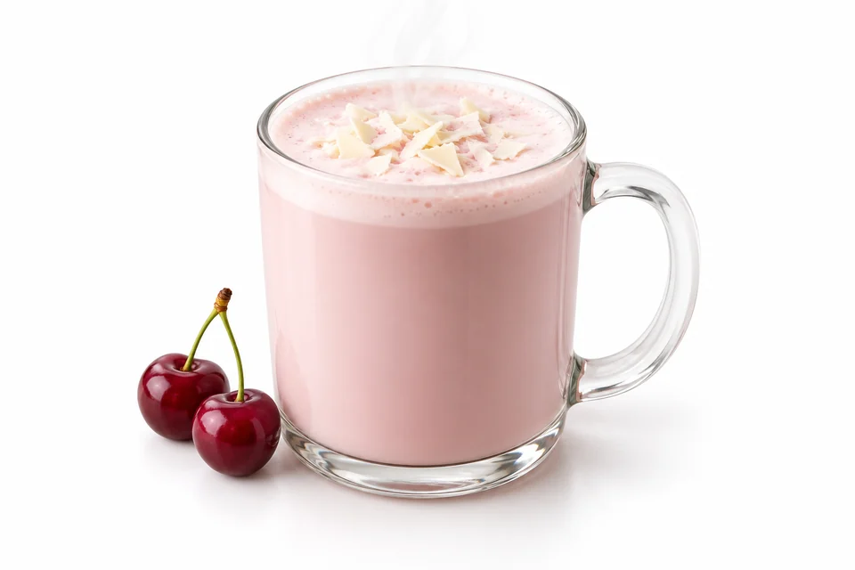 CHERRY WHITE HOT CHOCOLATE